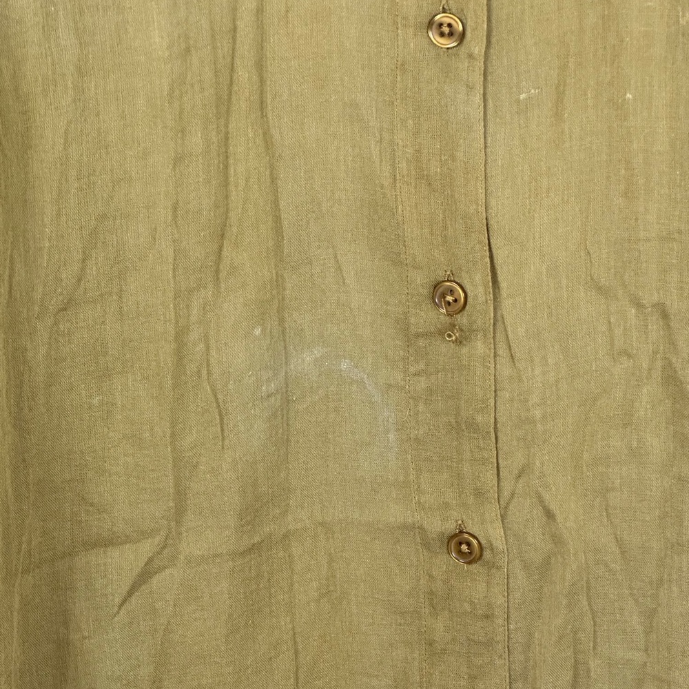 FC Mes Demoiselles Cotton Oversized Sheer Shirt – Olive Size 1 , FR 38/40 US 10 - Picture 9 of 9